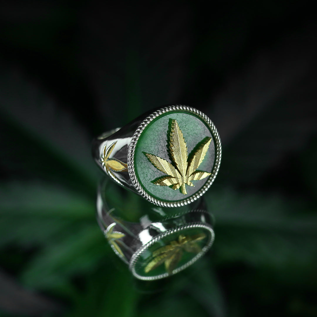 420 Leaf Ring