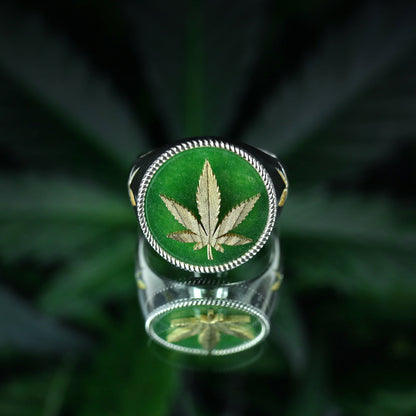 420 Leaf Ring