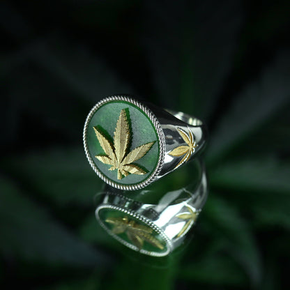 420 Leaf Ring