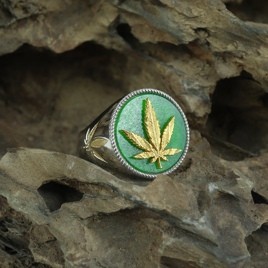 420 Leaf Ring