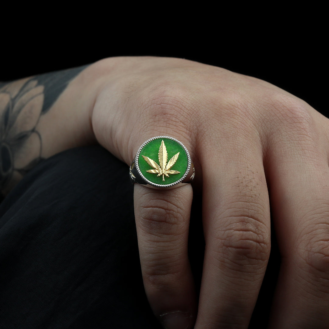 420 Leaf Ring